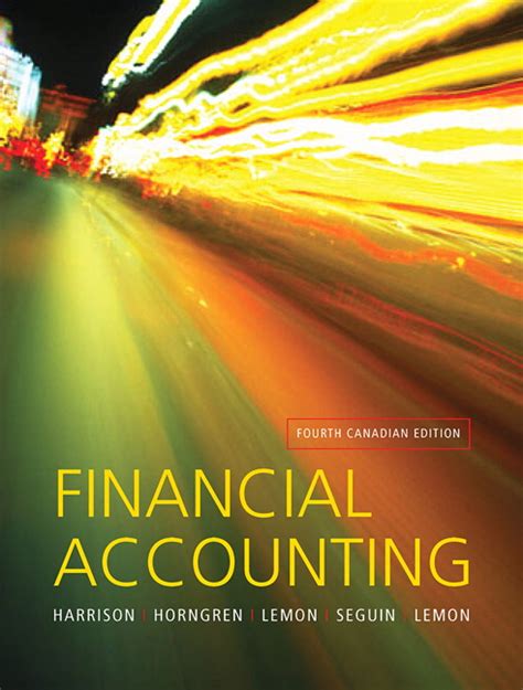 Read Online Pearson Financial Accounting 4Th Canadian Edition Solutions 