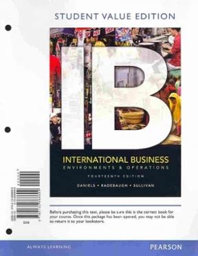 Full Download Pearson International Business 14Th Edition 