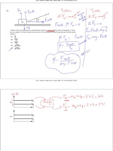 Full Download Pearson Physics Level 20 Unit Ii Dynamics Chapter 4 Solutions 