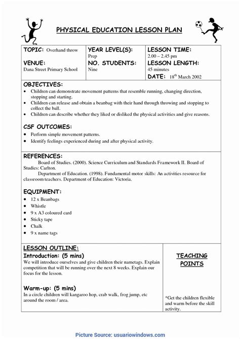 Pec Lesson Plans For Physical Education 3rd Grade Pe Lesson Plans - 3rd Grade Pe Lesson Plans