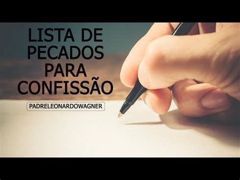 Pecados Para Confissão