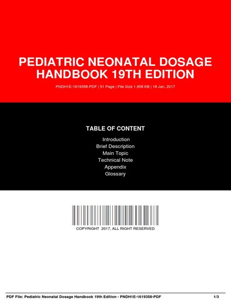 Download Pediatric Dosage Handbook 19Th Edition 