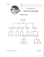 Pedigree Chart Assignment Cranial Creation 10 Answers
