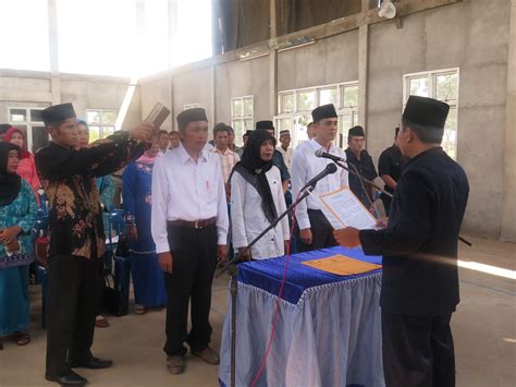 Pelantikan 9 Anggota Bpd Desa Salamerta Banjarnegara Amanat Seragam Bpd - Seragam Bpd