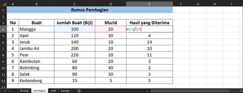 pembagian di excel | Mengalikan dan membagi angka di Excel Dukungan