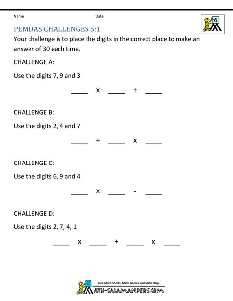 Pemdas Problems Worksheets Math Salamanders Downforce Worksheet 5th Grade - Downforce Worksheet 5th Grade