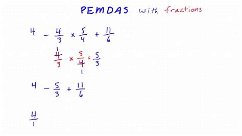 Pemdas With Fractions Youtube Pemdas Fractions - Pemdas Fractions