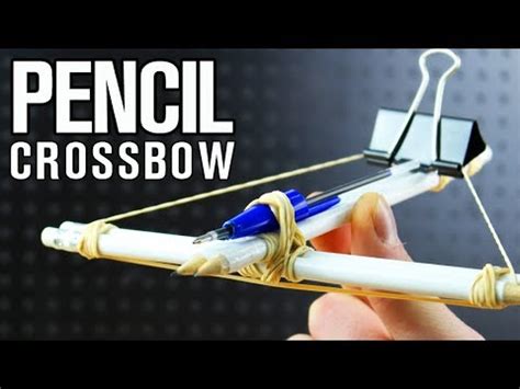 Pencil Crossbow Instructions
