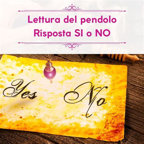 Pendolo Si O No