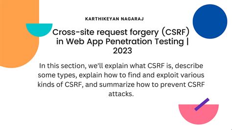 penetration testing - CSRF detection for POST request …