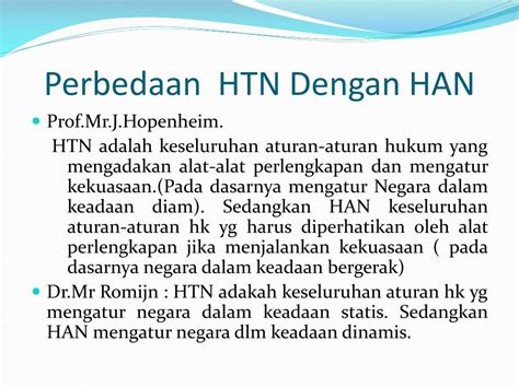 pengertian htn menurut para ahli