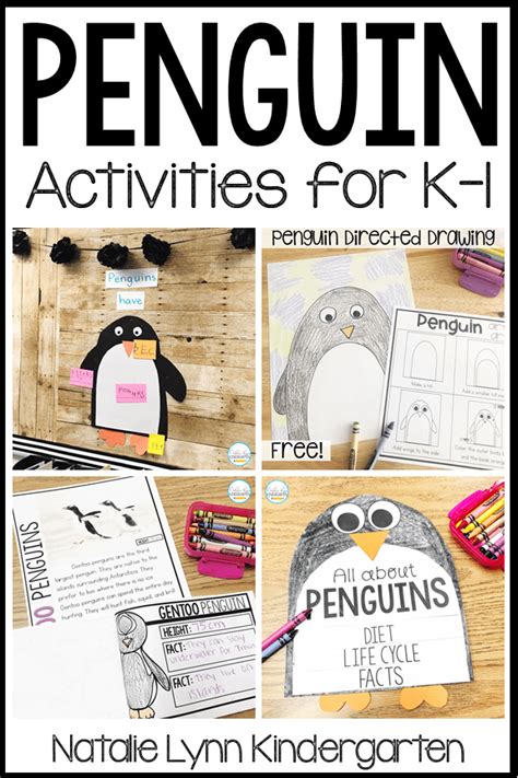 Penguin Activities For Kindergarten And 1st Grade Penguins Kindergarten - Penguins Kindergarten