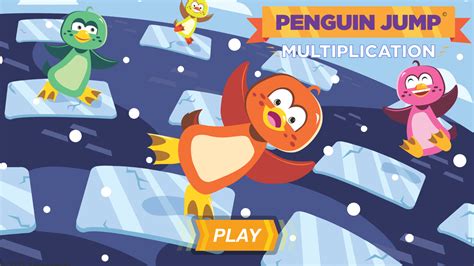 Penguin Jump Multiplication Math Playground Math Hopper - Math Hopper