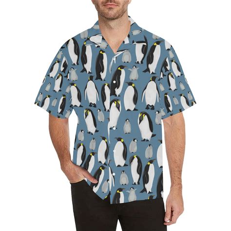 penguin pattern shirt