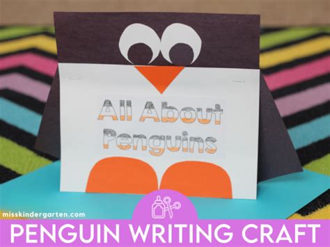 Penguin Writing Craft For Kindergarten Miss Kindergarten Penguins Kindergarten - Penguins Kindergarten