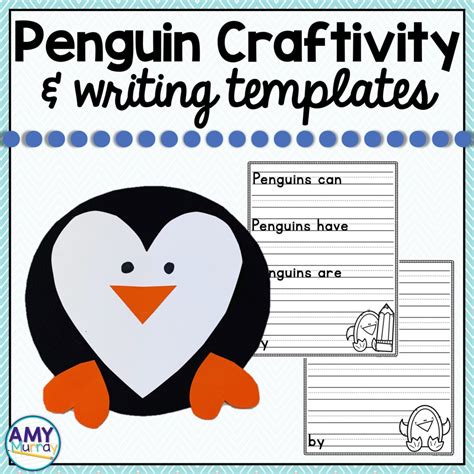 Penguin Writing Craftivity For Kindergarten Teaching Penguin Unit For Kindergarten - Penguin Unit For Kindergarten