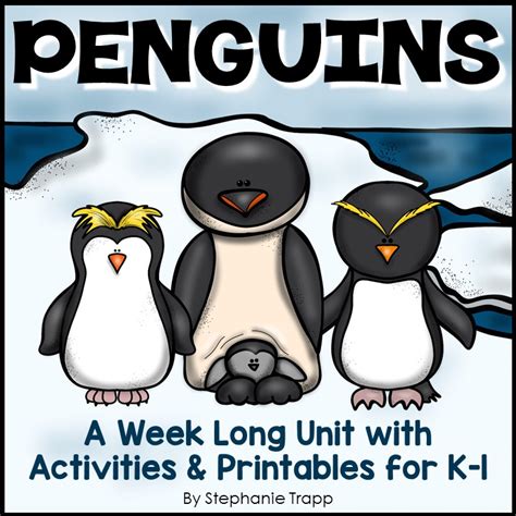 Penguins Unit For Kindergarten And First Grade By Penguin Unit For Kindergarten - Penguin Unit For Kindergarten