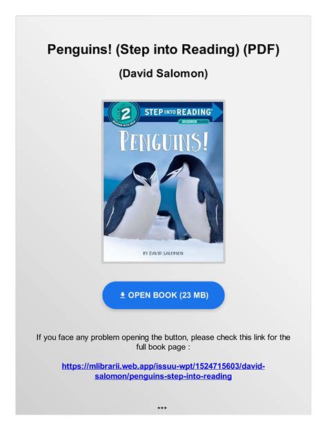 Read Penguins Step Into Reading 