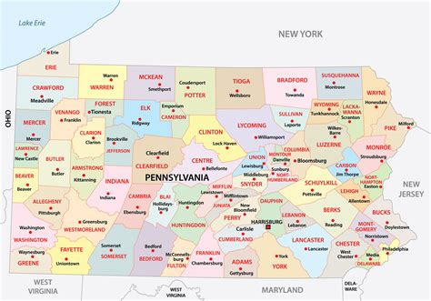 pennsylvania map of
