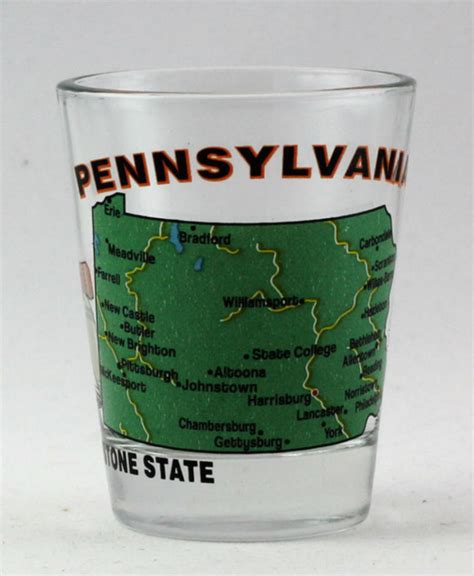 pennsylvania state shot glass for sale eBay