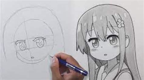 pensil menggambar anime