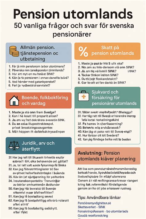 pension utomlands regler