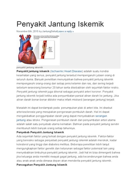 penyakit jantung iskemik pdf