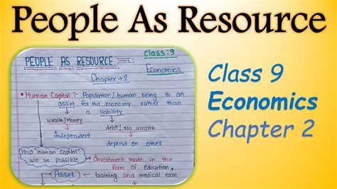 People As Resource Notes