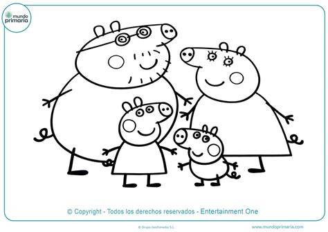 Peppa Pig Para Colorear