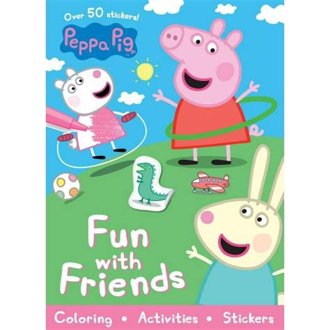 Full Download Peppa Pig Fun With Friends Sticker Scenes Coloring Book 