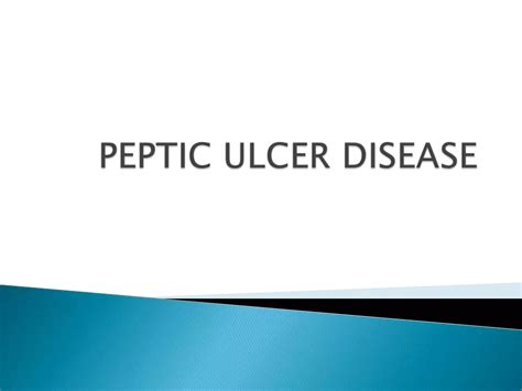 Peptic Ulcer Slideshare