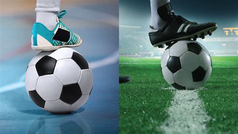 perbedaan sepak bola dan futsal