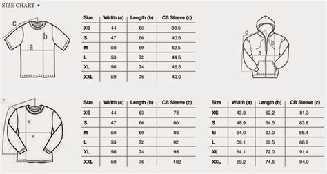 Perbedaan Ukuran Baju Lokal Dan Luar Size Chart Baju - Size Chart Baju