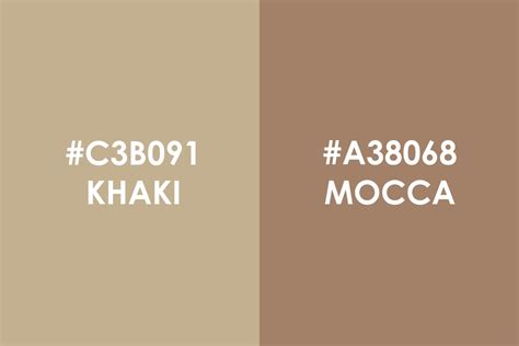 Perbedaan Warna Mocca Dan Khaki  Infografis Panduan Melihat Warna Khaki Untuk Celana Pria - Perbedaan Warna Mocca Dan Khaki
