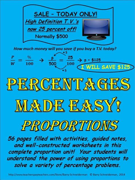 Percent Proportion Unit Teaching Percentages Using Proportions Percentage Proportion Worksheet 7th Grade - Percentage Proportion Worksheet 7th Grade
