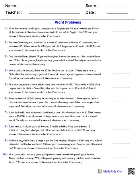 Percent Worksheets Finding Percent 7th Grade Worksheet - Finding Percent 7th Grade Worksheet
