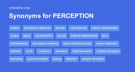 Perception Synonym