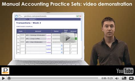 Perdisco Accounting Practice Set Solutions