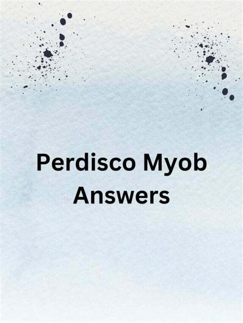Download Perdisco Answers 