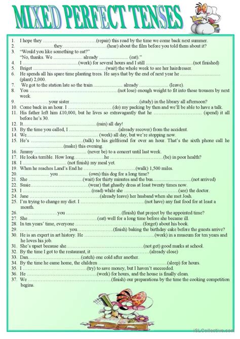 Perfect Tenses Mixed Exercise Grammarbank The Perfect Paragraph Worksheet Answers - The Perfect Paragraph Worksheet Answers