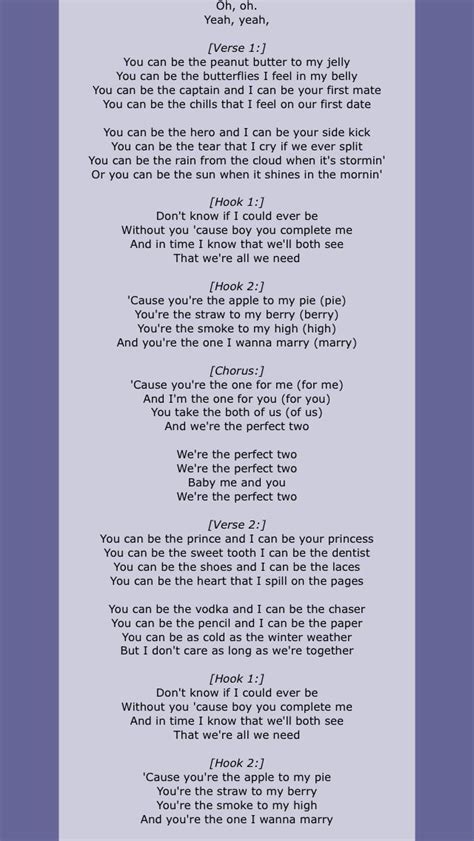 Perfect Two Lyrics