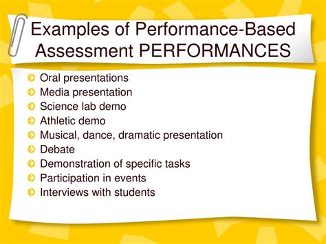Performance Assessment Task A Point Of Reference For Performance Task In Science - Performance Task In Science