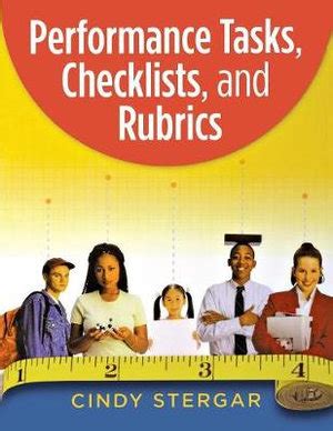 performance tasks checklists and rubrics
