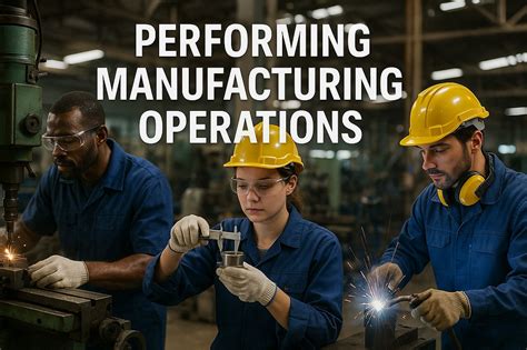 Performing Manufacturing Operations