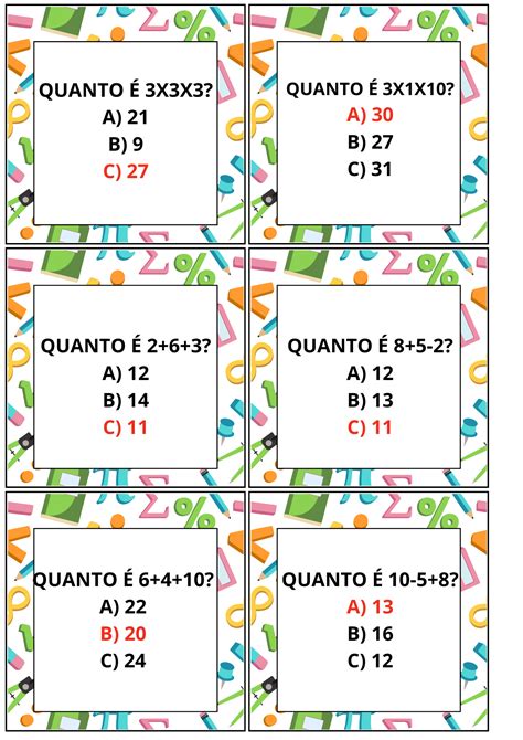 Perguntas De Matematica