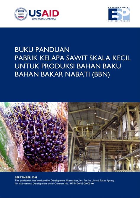 perhitungan biaya pembangunan pabrik kelapa sawit