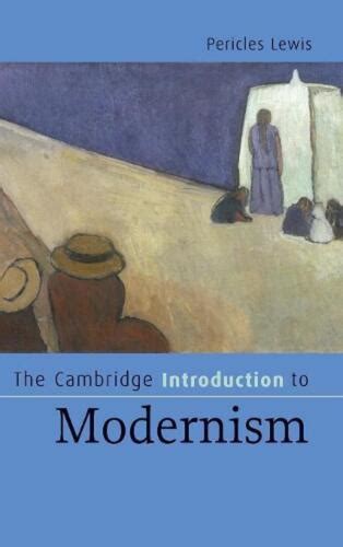 Download Pericles Lewis The Cambridge Introduction To Modernism 