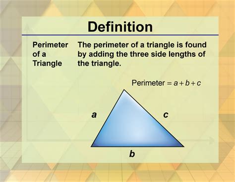Perimeter Of A Triangle Definition Formula And Examples Perimeter Of A Triangle Worksheet - Perimeter Of A Triangle Worksheet