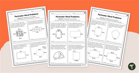 Perimeter Practice Problems With Visuals Worksheet Perimeter Practice Worksheet - Perimeter Practice Worksheet