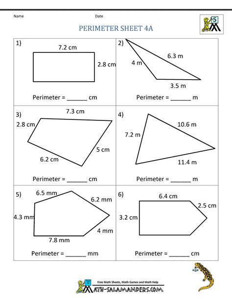 Perimeter Worksheets Answers Printable Online Grade 3 Perimeter Worksheets Grade 3 - Perimeter Worksheets Grade 3